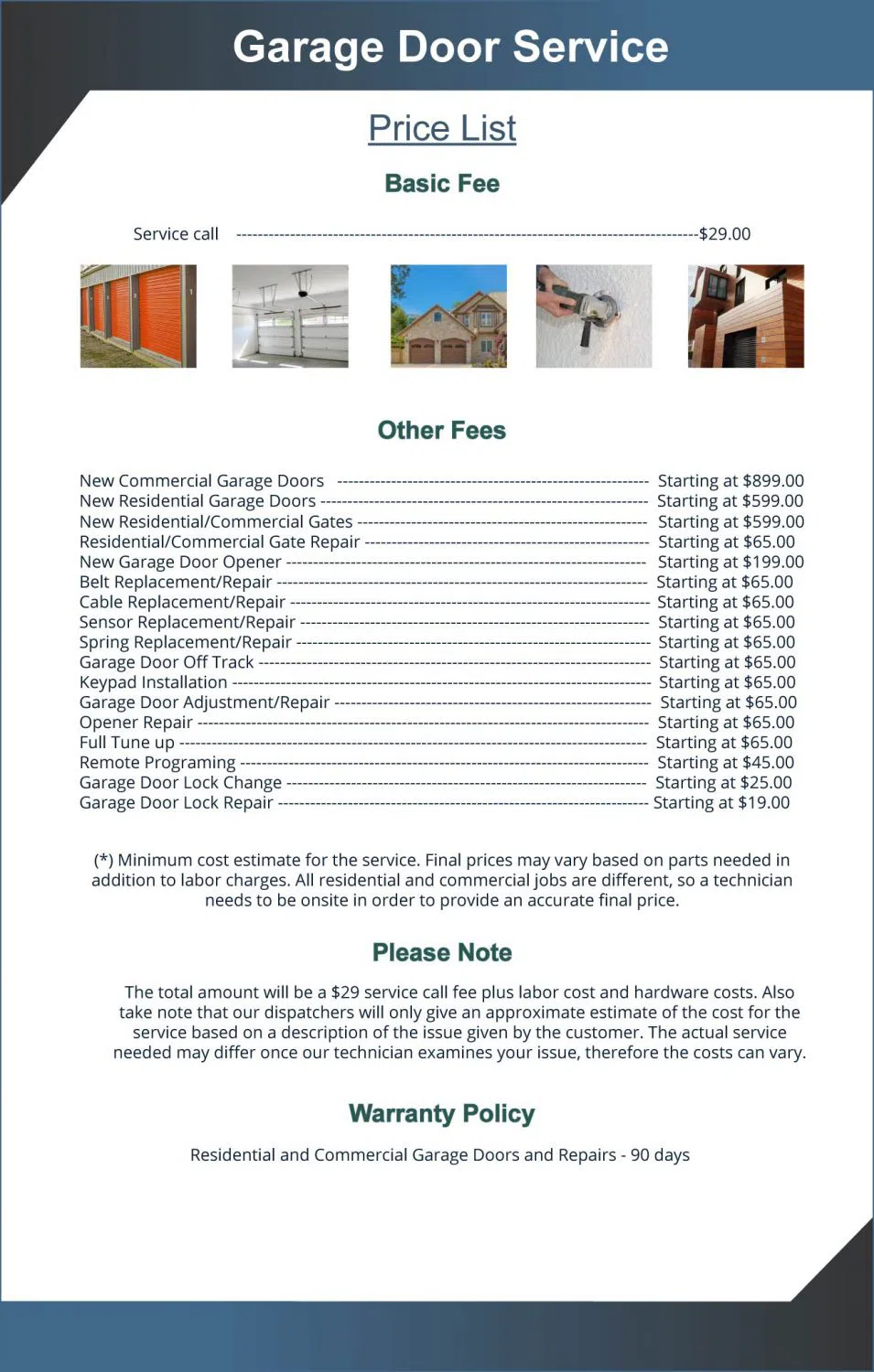 Golden Garage Door Service Arlington, VA 703-794-6202